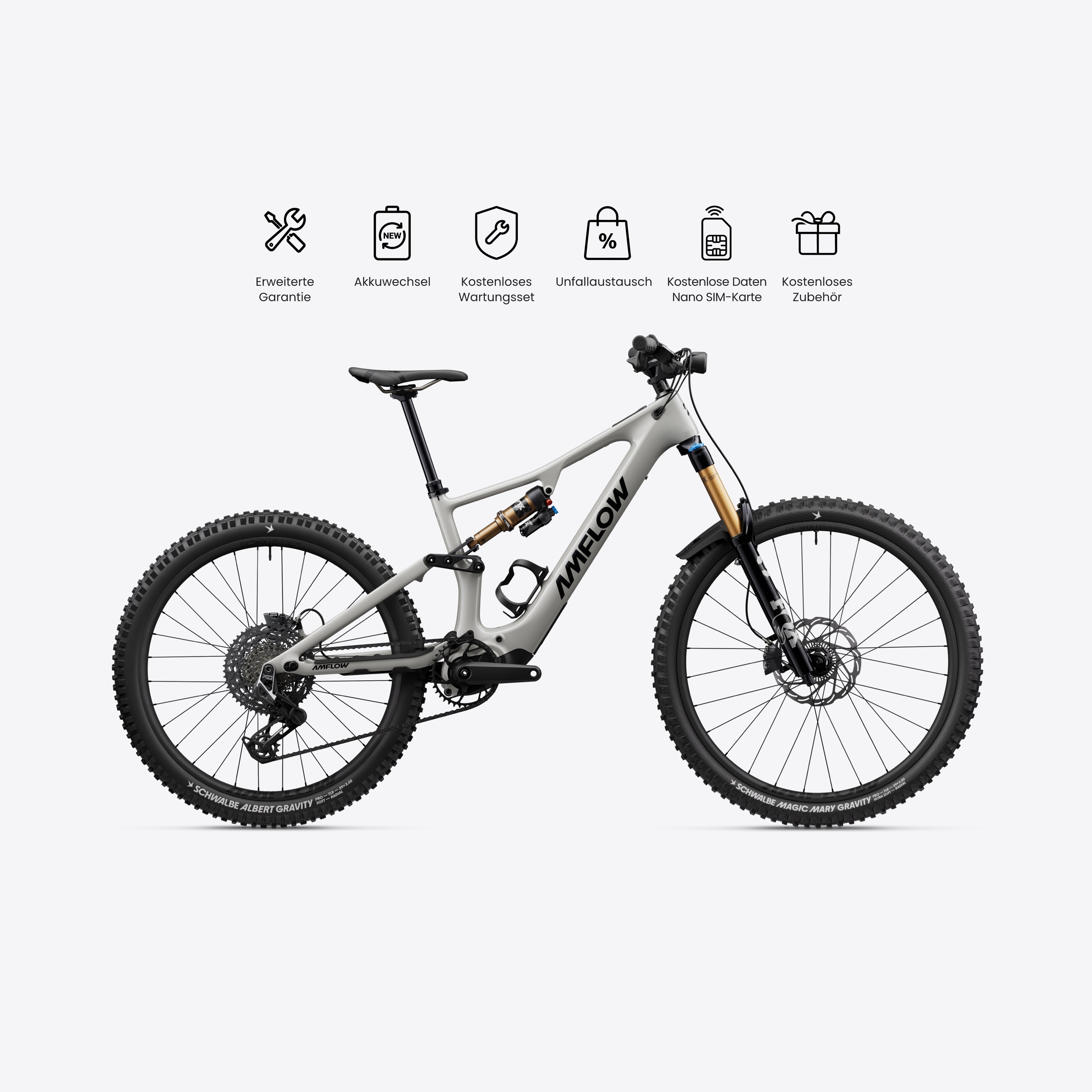 Amflow PX Carbon Pro Mondstein-Grau